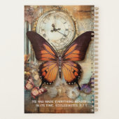 Ecclesiastes 3:11 Planner Butterfly Clock  Planer (Rückseite)