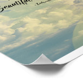 Ecclesiastes 3:11 - Schöne in seiner Zeit Poster (Ecke)