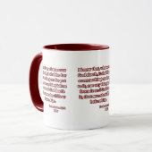 Ecclesiastes 3:14 KJV Bibelverse Zwei-Tone Tasse (Vorderseite Links)
