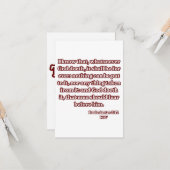 Ecclesiastes 3:14 KJV Bible Verse Gruß Karte (Vorderseite/Rückseite Beispiel)