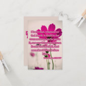 Ecclesiastes 3:14 KJV Bible Verse Pic Gruß Karte (Vorderseite/Rückseite Beispiel)