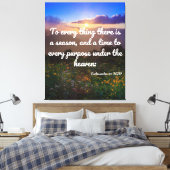 Ecclesiastes 3:1 Bibelverse KJV Wand an Wand Kunst (Insitu (Schlafzimmer))