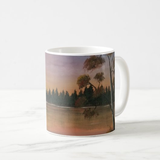 Ecclesiastes 3:1 Bibelverse Rustikale Landschaft Kaffeetasse (VorderseiteRechts)