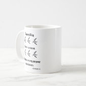Ecclesiastes 3:1 kaffeetasse (Vorderseite Links)