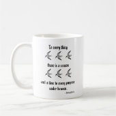 Ecclesiastes 3:1 kaffeetasse (Links)