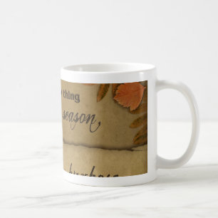 Ecclesiastes 3:1 Schrifts-Kunst-Geschenke Kaffeetasse