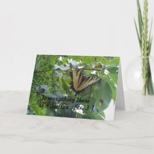 Ecclesiastes 3:1 Zu allem gibt es eine Saison Karte