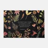 Ecclesiastes 3:1 Zu allem, was es eine Saison gibt Fußmatte (Vorderseite)