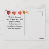 Ecclesiastes 3:1 Zu allem, was es eine Saison gibt Postkarte (Rückseite)