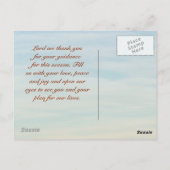 Ecclesiastes 3:1 Zu allem, was es eine Saison gibt Postkarte (Rückseite)