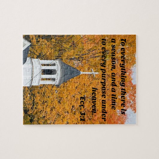 Ecclesiastes 3:1 Zu allem, was es eine Saison gibt Puzzle (Horizontal)