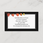 Ecclesiastes 3:1 Zu allem, was es eine Saison gibt Visitenkarte (Rückseite)