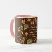 Ecclesiastes 3:4, Zeit zum Weinen, Zeit zum Lachen Tasse (Vorderseite Links)