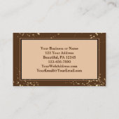 Ecclesiastes 3:4, Zeit zum Weinen, Zeit zum Lachen Visitenkarte (Rückseite)