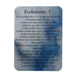 Ecclesiastes-3-Magnet Magnet