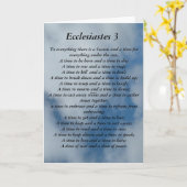 Ecclesiastes 3 Vers auf Himmelskarte Karte (Gelbe Blume)