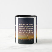 Ecclesiastes 4:10 KJV Bible Scripture Pic Two-Tone Tasse (Zentrum)
