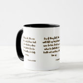 Ecclesiastes 4:10 KJV Bible Scripture Two-Tone Tasse (Vorderseite Links)