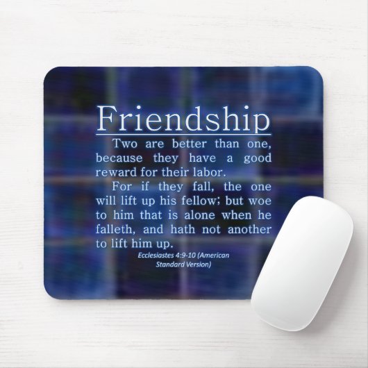 Ecclesiastes 4:9 - 10 mousepad (Mit Mouse)