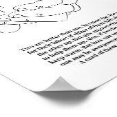 Ecclesiastes 4:9-12 Ein Kabel von drei Stränden .. Poster (Ecke)