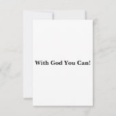 Ecclesiastes 7:8 KJV Bible Verse Pic Flat Gruß Karte (Rückseite)