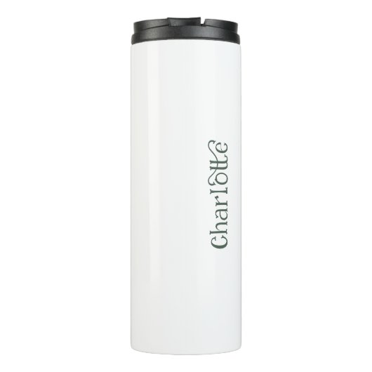 Ecclesiastes Schönes Blumendesign Thermosbecher (Rückseite)