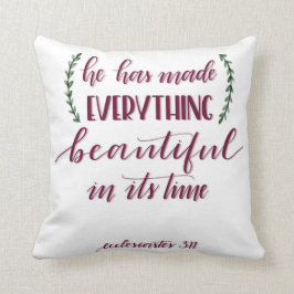 Ecclesiastes Vers Kissen