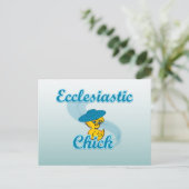 Ecclesiastic Chick #3 Postkarte (Stehend Vorderseite)