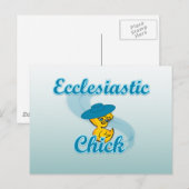 Ecclesiastic Chick #3 Postkarte (Vorne/Hinten)