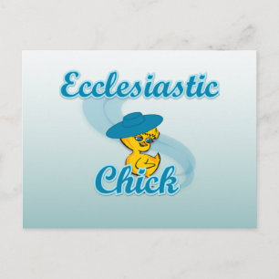 Ecclesiastic Chick #3 Postkarte
