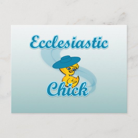 Ecclesiastic Chick #3 Postkarte (Vorderseite)