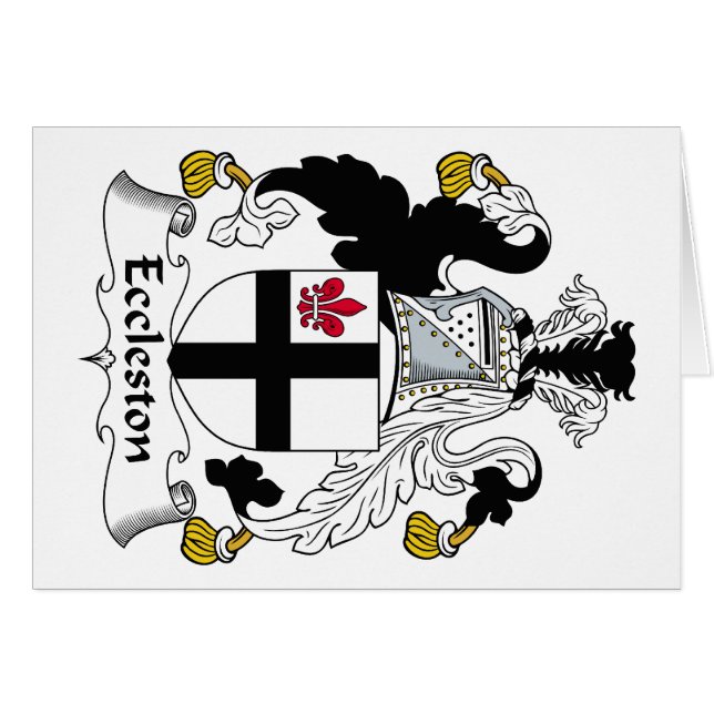 Eccleston Familienwappen (Vorderseite (Horizontal))