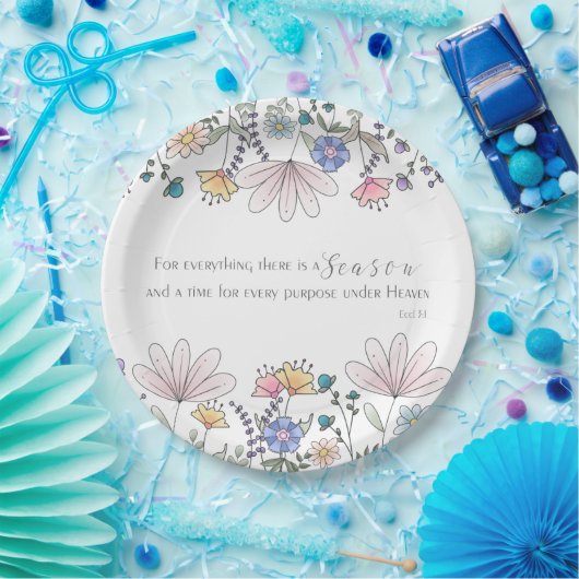 ECDC 3:1 Für alles gibt es ein Saisongetränk Pappteller (Party)