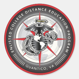 ECDEP-Aufkleber Runder Aufkleber