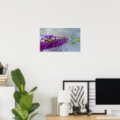 Eced Black Knight Butterfly Bush, Poster (Heimbüro)