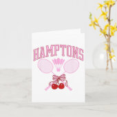 Ecg Heartbeat Badminton Player Shuttle Sports Smas Karte (Gelbe Blume)