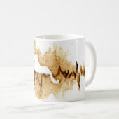 ECG Kaffeestain Art Nursing Chat Kaffeetasse (VorderseiteRechts)