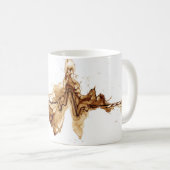 ECG Kaffeestain Kunst Pflege Kaffeetasse (VorderseiteRechts)