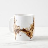 ECG Kaffeestain Kunst Pflege Kaffeetasse (Vorderseite Links)