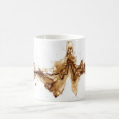 ECG Kaffeestain Kunst Pflege Kaffeetasse (Mittel)