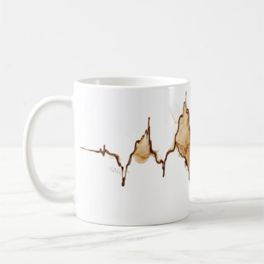 ECG Kaffeestain Kunst Pflege Kaffeetasse (Links)