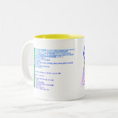 ECG SIP Anomalien 11oz Zweifarbige Tasse (Vorderseite Links)