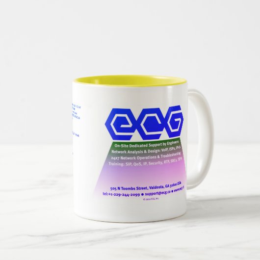 ECG SIP Anomalien 11oz Zweifarbige Tasse (VorderseiteRechts)