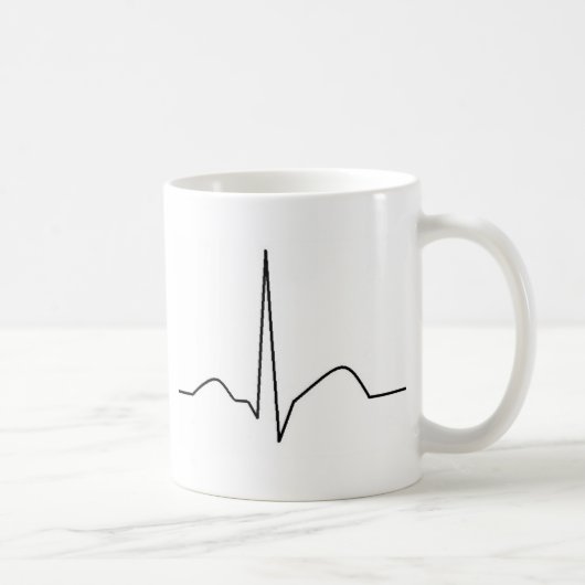 ECG - synus Rhythmus Kaffeetasse (Rechts)