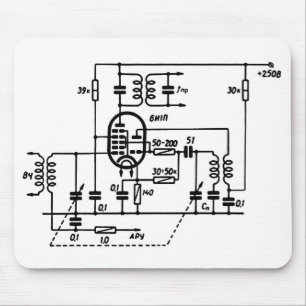 ECH81 Frequenzumformer-Mauspad Mousepad