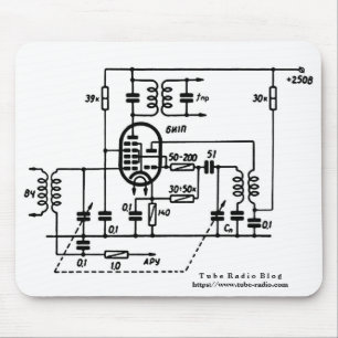 ECH81 Frequenzumformer Mousepad