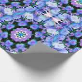 Echanicea in blau.... geschenkpapier (Ecke)