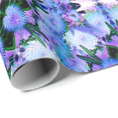 Echanicea in blau.... geschenkpapier (Rolleneckpunkt)