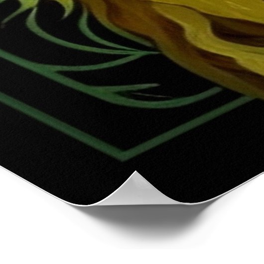 Echanted Blume Forest Fairy Fantasy Poster (Ecke)