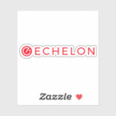 Echelon-Logo Aufkleber (Blatt)